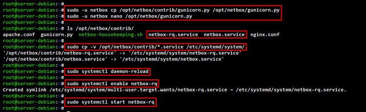 configurar netbox como servicio systemd