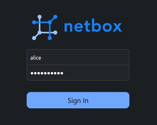 LOGIN NETBOX