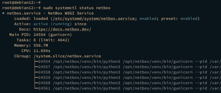 comprobar netbox