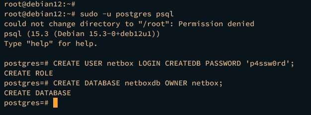 crear usuario de base de datos