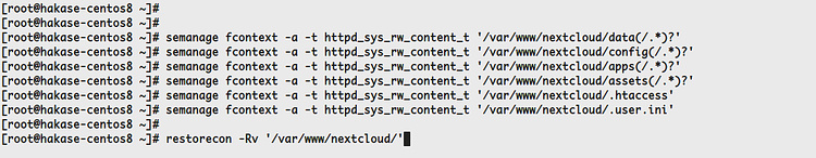 Configurar SELinux para Nextcloud