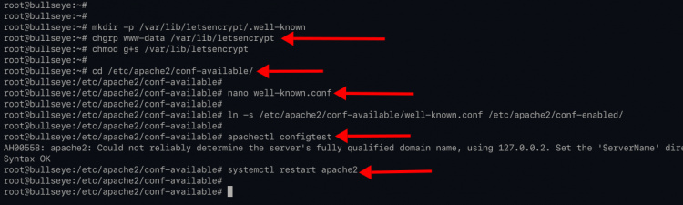 Configurar la verificación SSL para Letsencrypt