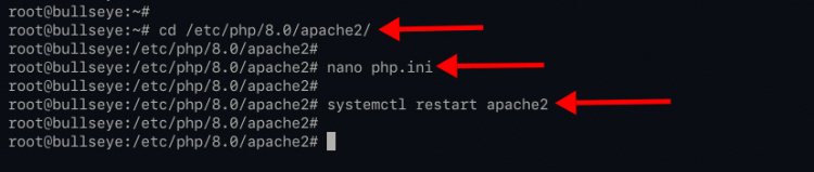 Configuración de PHP