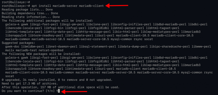 Instalación de MariaDB Server Debian 11
