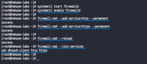 Configurar Firewalld