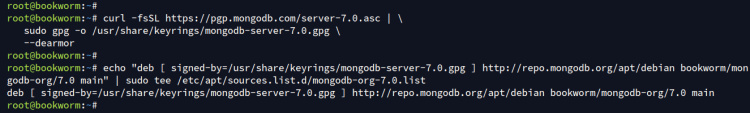 añadir repo mongodb