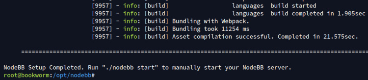 configuración completa
