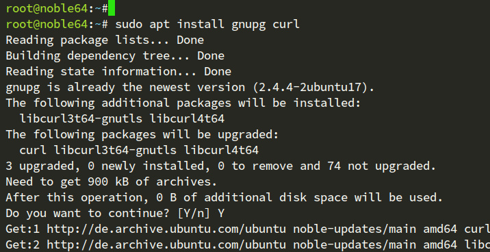 instalar curl