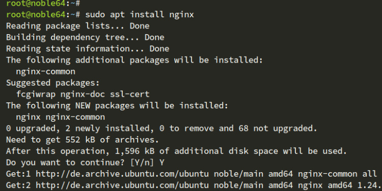 instalar nginx