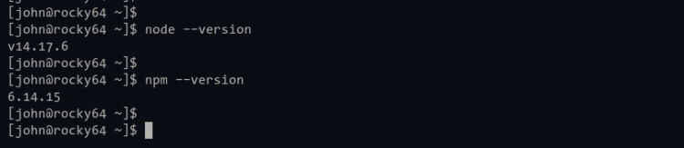 Verifica la instalación de Node.js y npm