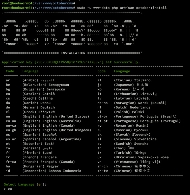 octubre instalación cms