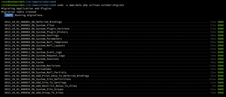 migrar base de datos