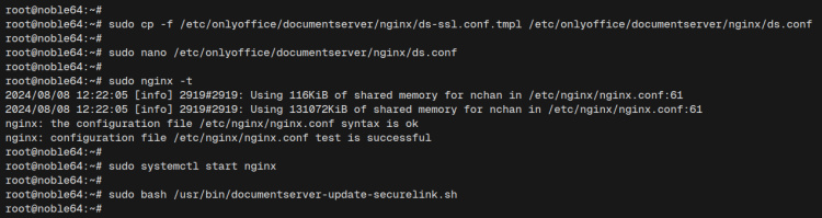 configuración https