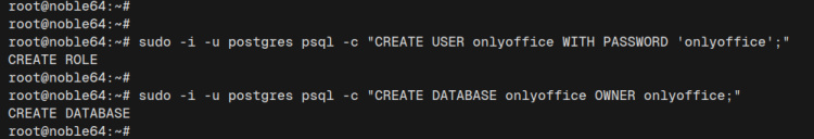 crear base de datos y usuario