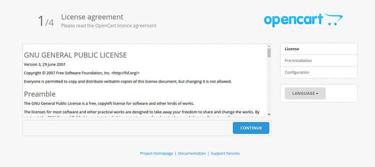 Licencia OpenCart / GPL