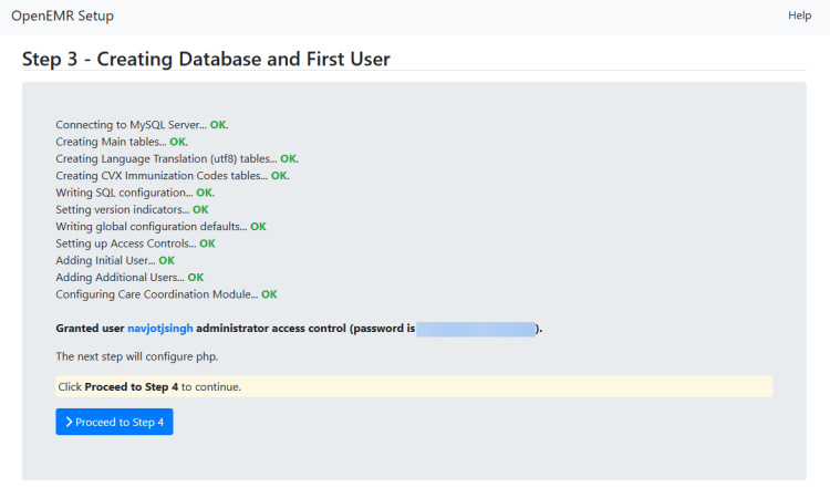 OpenEMR Crear Base de Datos y Usuario