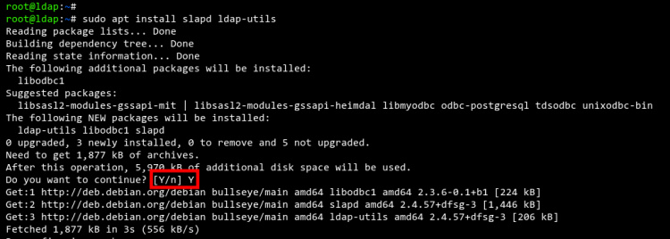 Instalar slapd