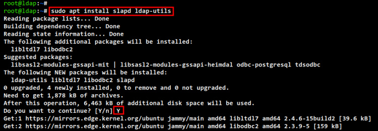 instalar openldap