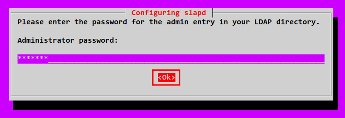 configurar contraseña de administrador