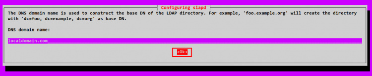 configurar dn por defecto
