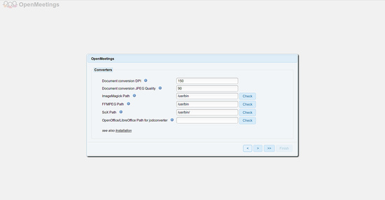 Establecer rutas de programas como FFmpeg e ImageMagick