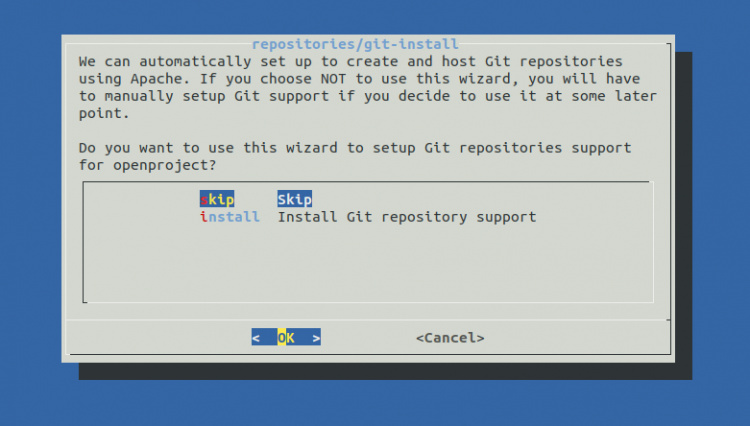 Omitir la instalación de GIT