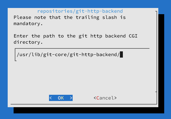 directorio git backend