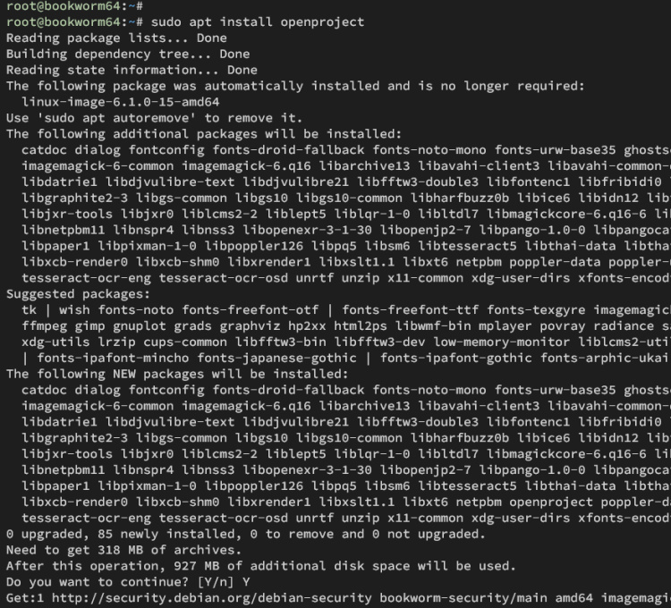 instalar openproject