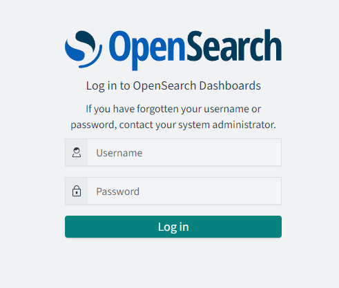 Acceso a los cuadros de mando de OpenSearch