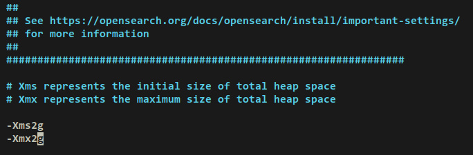 configurar maxc memoria heap