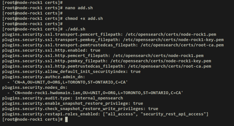 añadir configuración tls opensearch