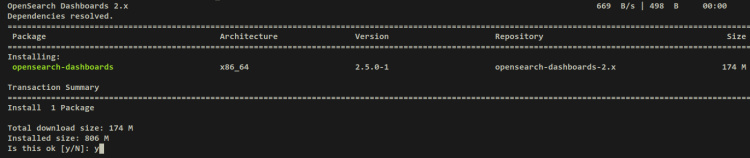 instalar opensearch dashboards