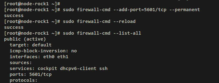 configurar firewalld