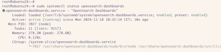 comprueba el panel de opensearch