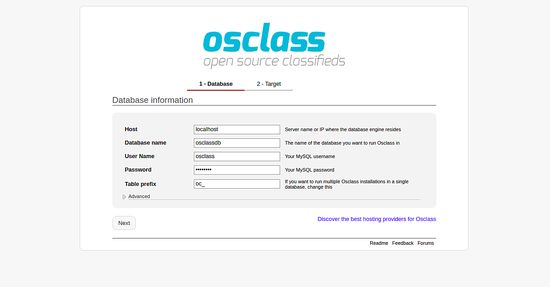 Conexión a la base de datos