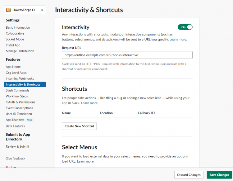 Esquema Wiki Slack Interactividad