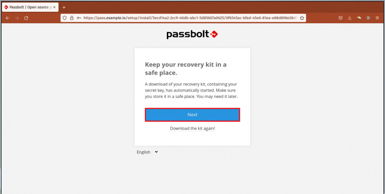 Descargar el kit de recuperación