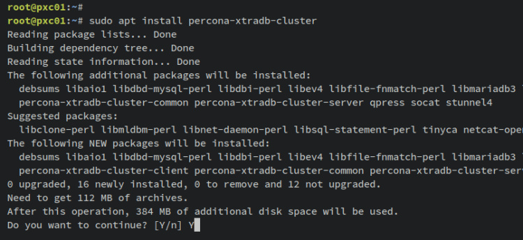 instalar percona extradb
