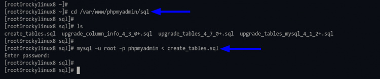 Importar el esquema de la base de datos phpMyAdmin