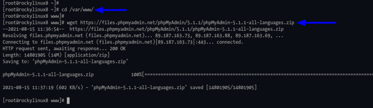 Descargar el código fuente de phpMyAdmin
