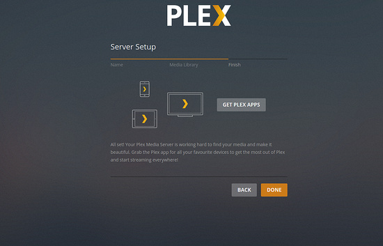 Consigue las aplicaciones de Plex