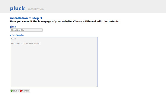 Crea el contenido de la página web