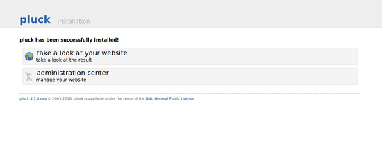 Instalación del desplante con éxito