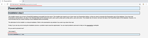 Configuración de PowerAdmin 2