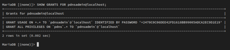 mostrar privilegios suer