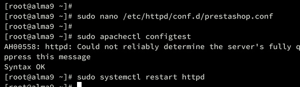 configuración vhost