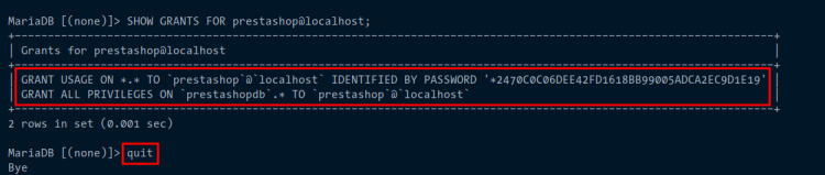 comprobar privilegios de usuario