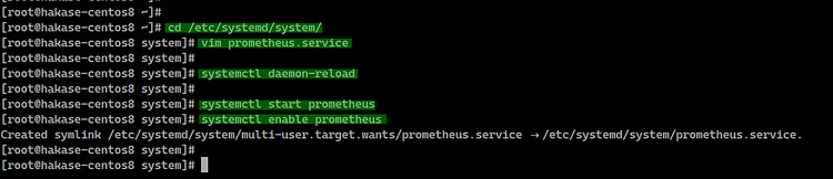 Configurar el servicio prometheus en systemd