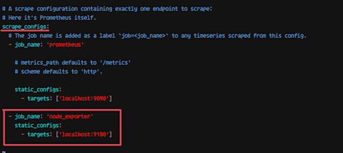 Añadir node_exporter al servidor Prometheus
