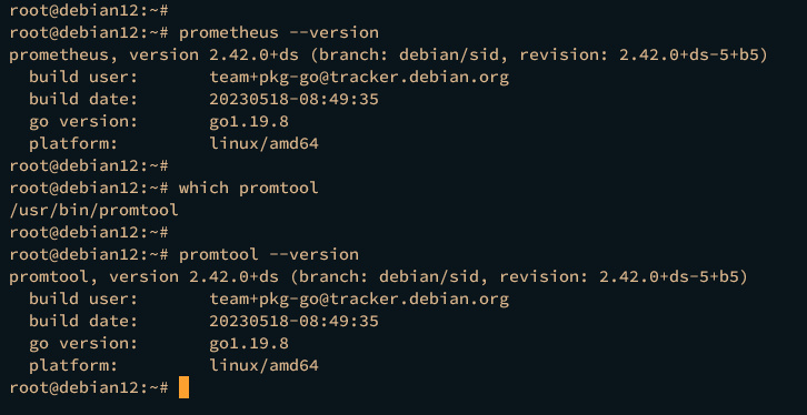 comprueba prometheus y promtool